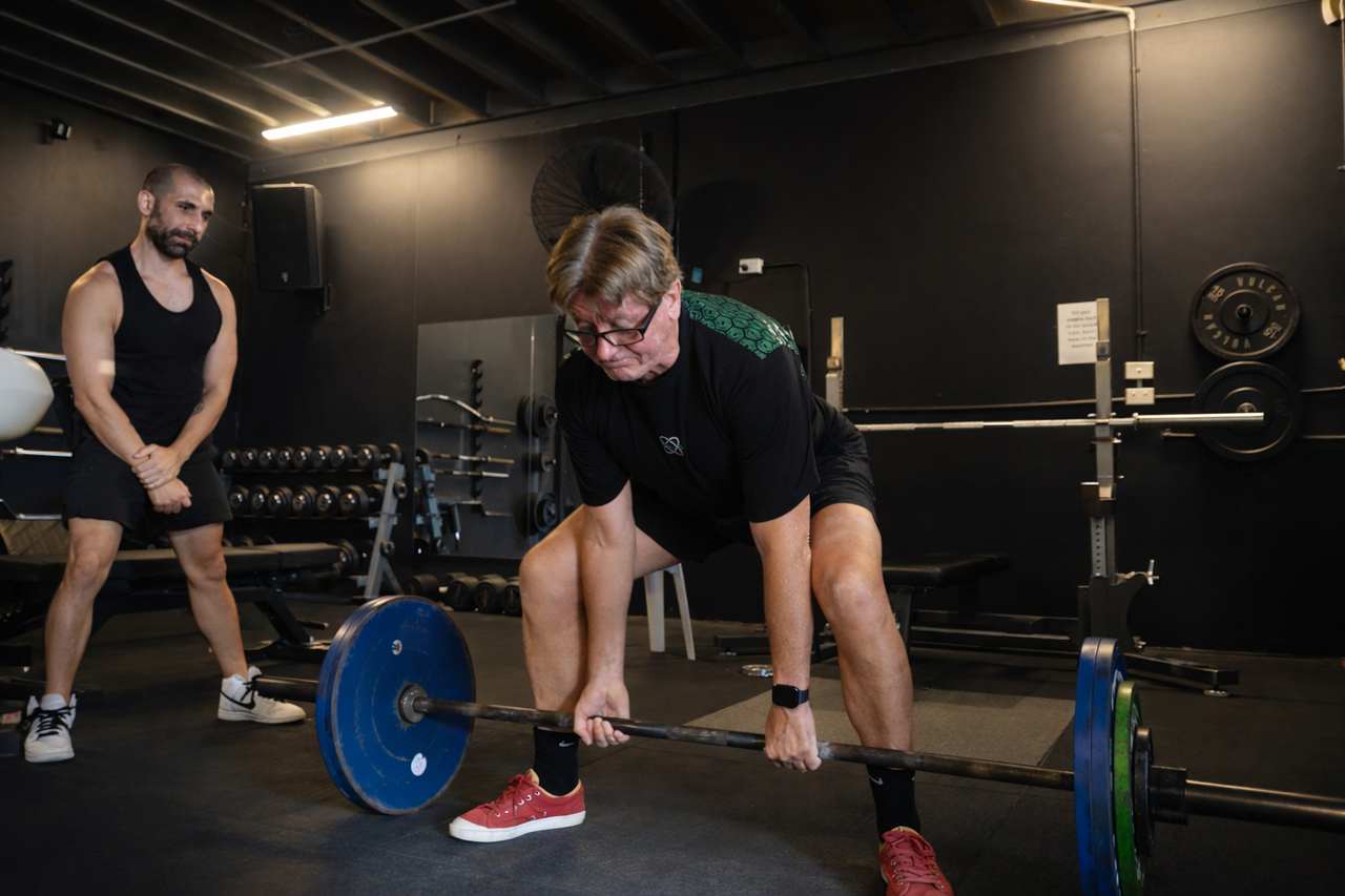 Personal training coaching session in Taren Point at SPC Performance Lab