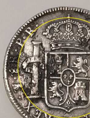 8 reales - Carlos III - Potosí - 1777 1777Rdes