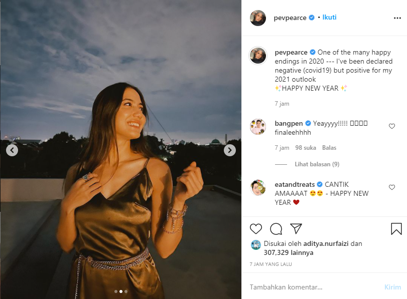 Pevita Pearce kabarkan sudah negatif Covid-19