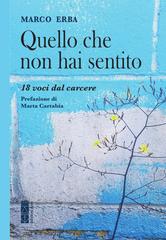 Marco Erba – Quello che non hai sentito (2026)