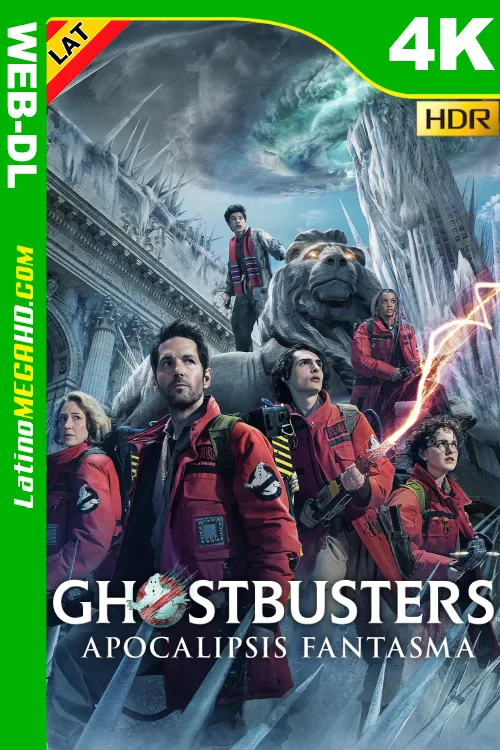 Ghostbusters: Apocalipsis fantasma (2024) Latino UltraHD HEVC HDR10+ WEB-DL 2160P