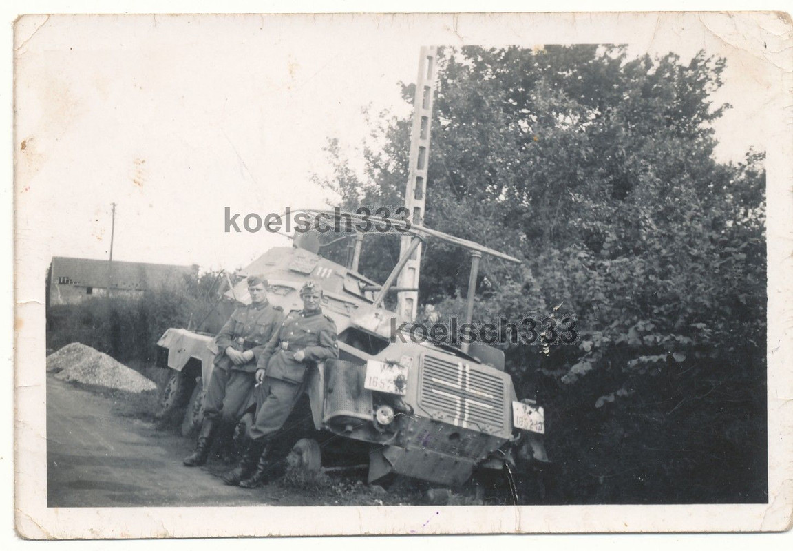 Panzerspähwagen 8 Rad Funk Panzer Wrack Sd.Kfz. 
