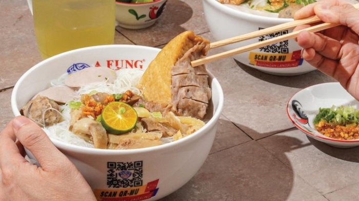 Daftar Menu dan Harga Baso A Fung untuk pilihan makan siang enak di Jakarta.