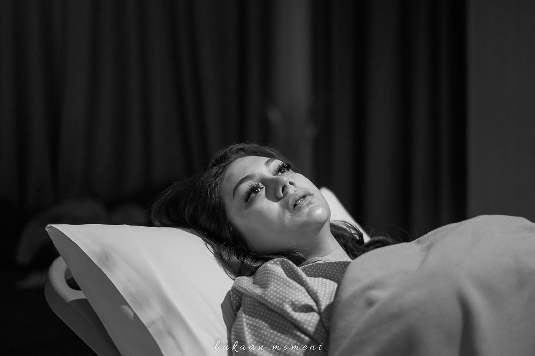 Celine Evangelista sebelum melahirkan putra bungsunya