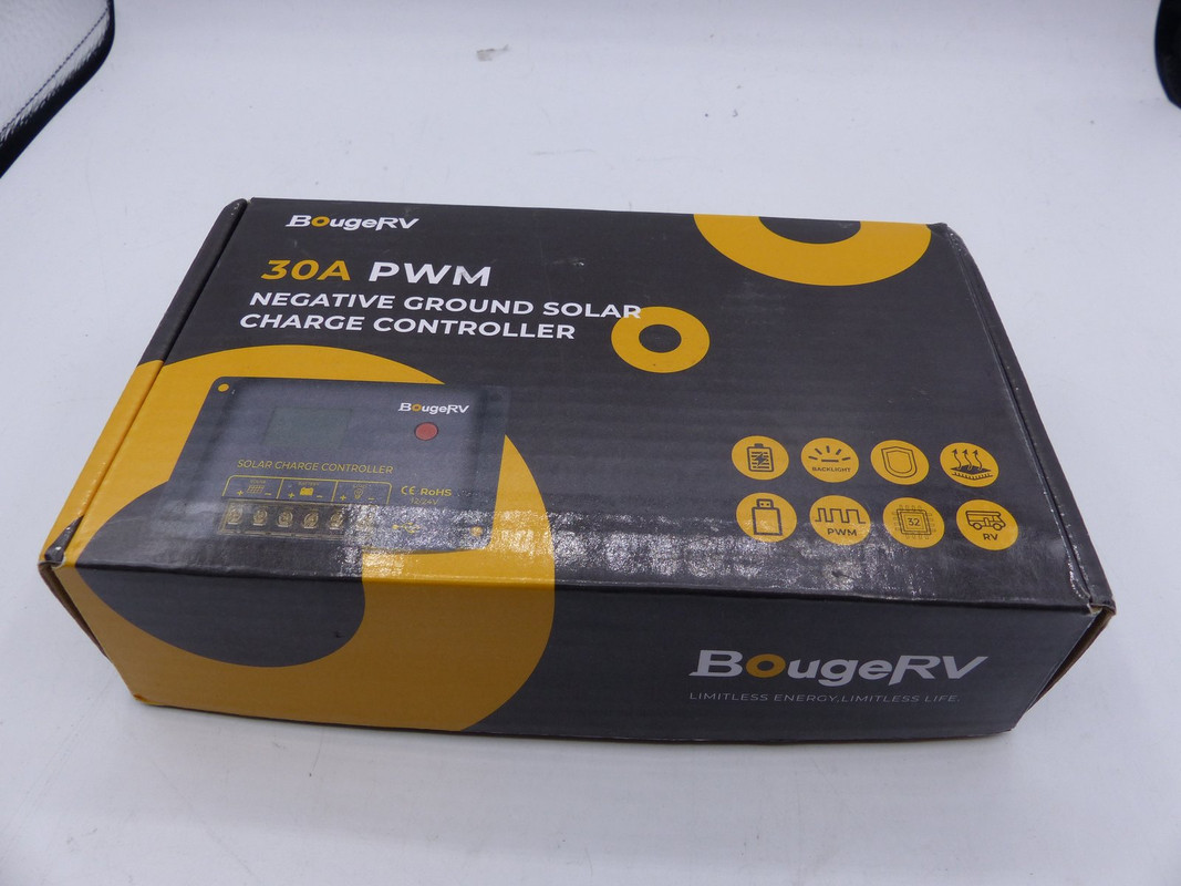 BOUGERV HC2430N 30A PWM NEGATIVE GROUND SOLAR CHARGE CONTROLLER