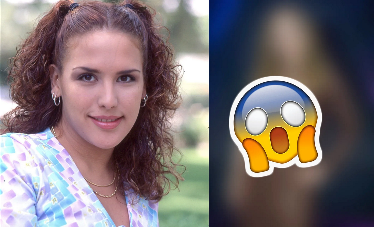 Angélica Vale sorprende con un deslumbrante y entallado vestido dorado