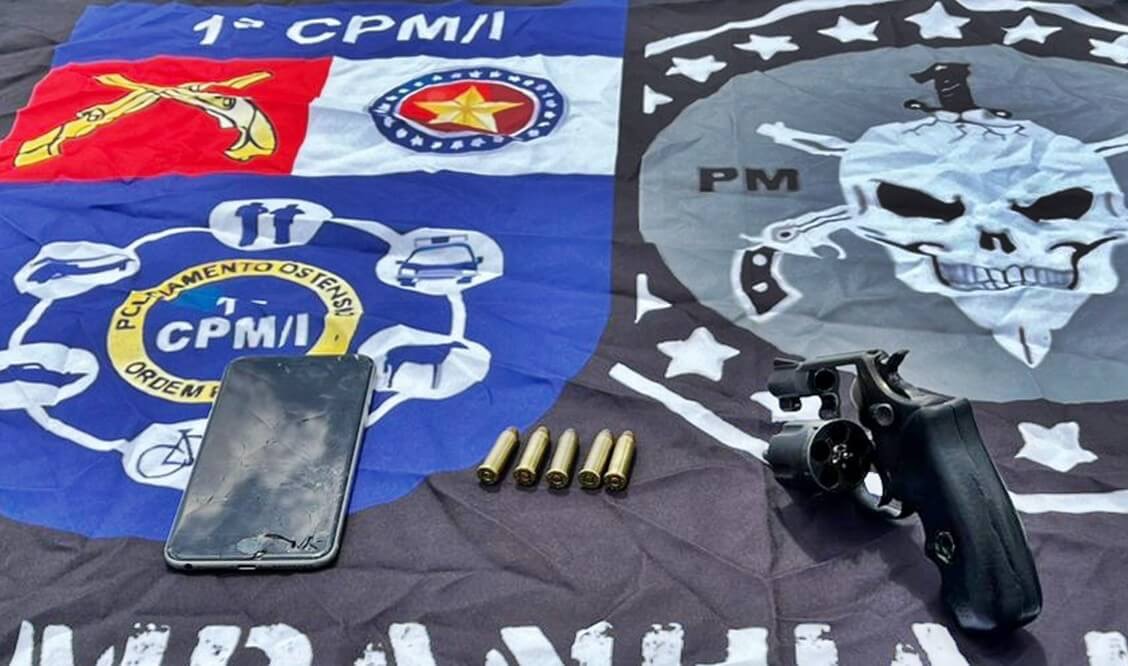Pelopes da 1ª Cia prende homem armado no Hélio Jatobá em São Miguel dos Campos