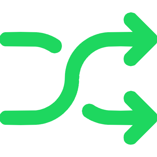 Shuffle Green Button