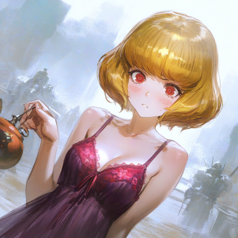 1girl, {{{clementine}}}, [[overlord]], {kobayashi ritz (artist)}, {{reoen (artis s-4073313218