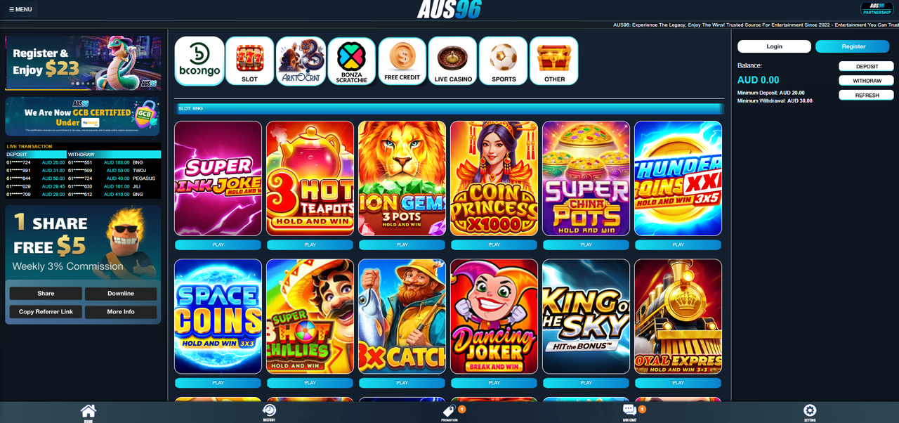 True Fortune Casino Free Spins & AUS96 Review: Top No Deposit Deals 2025