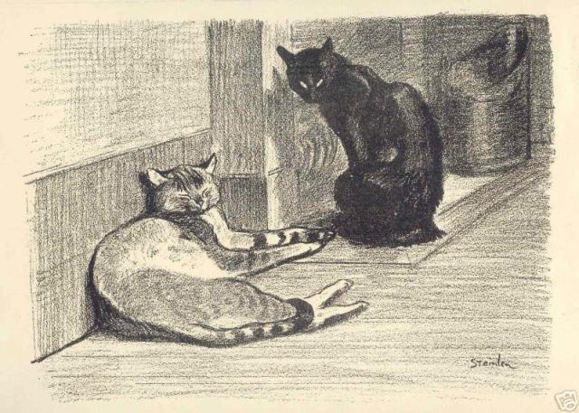 steinlen-two-cats