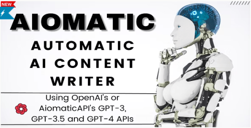 Codecanyon - AIomatic v1.9.6 - Automatic AI Content Write NULLED