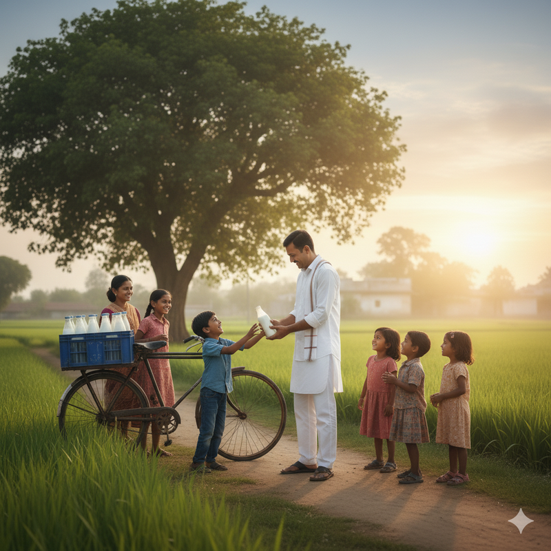 Amit Soni Sanwer Milk Vendor