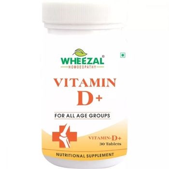 Wheezal Vitamin D+ (30tab)