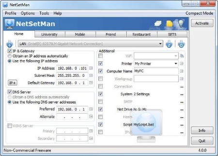 NetSetMan 5.2