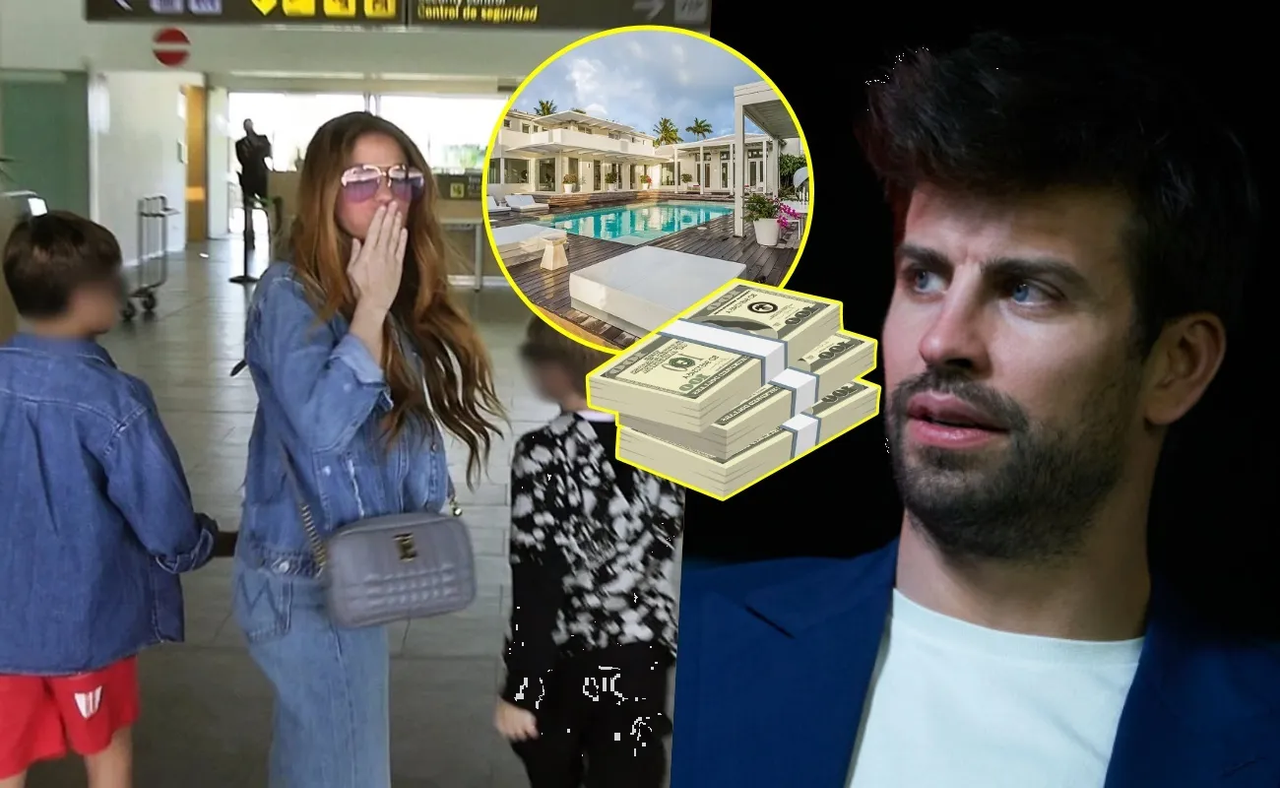 La casa y una millonaria suma es lo que Piqué pidió por la custodia de sus hijos