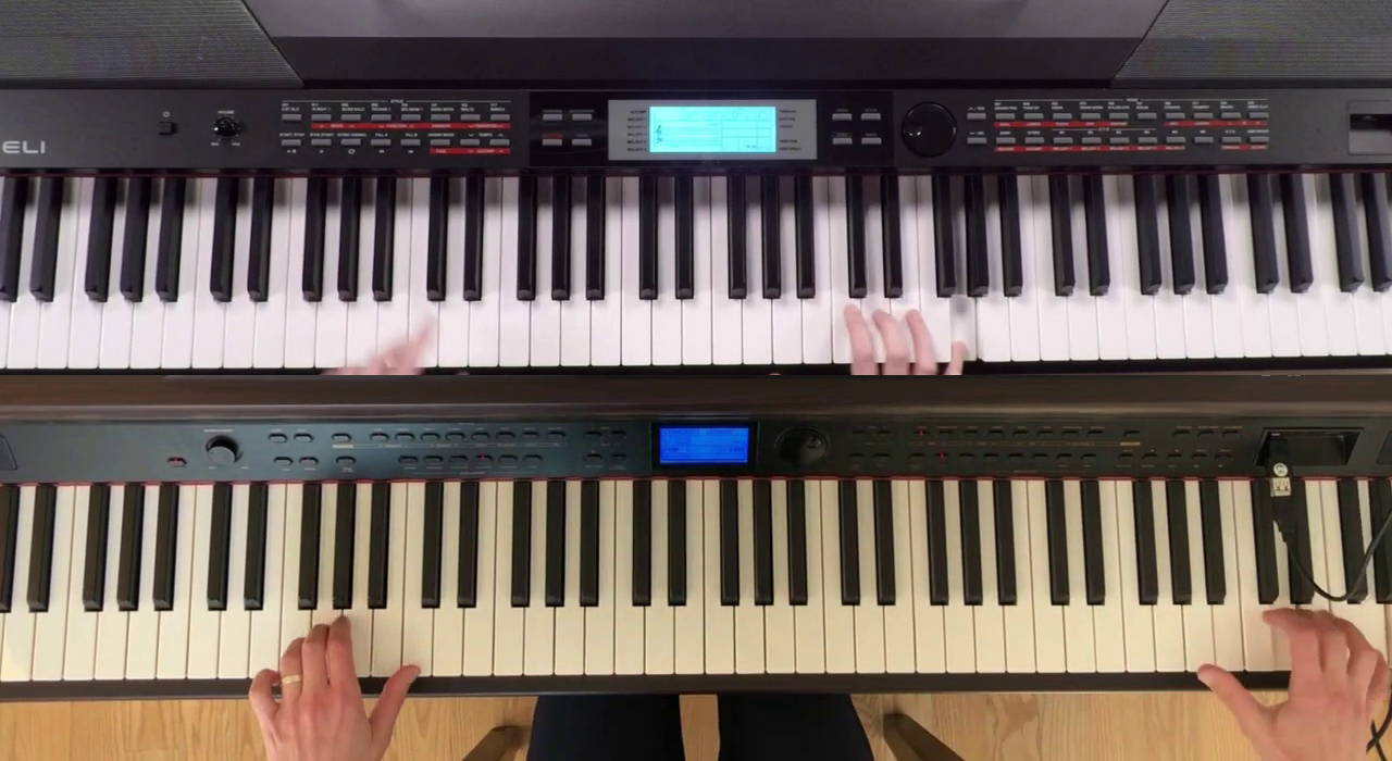 Medeli SP 4200 (top) vs unknown