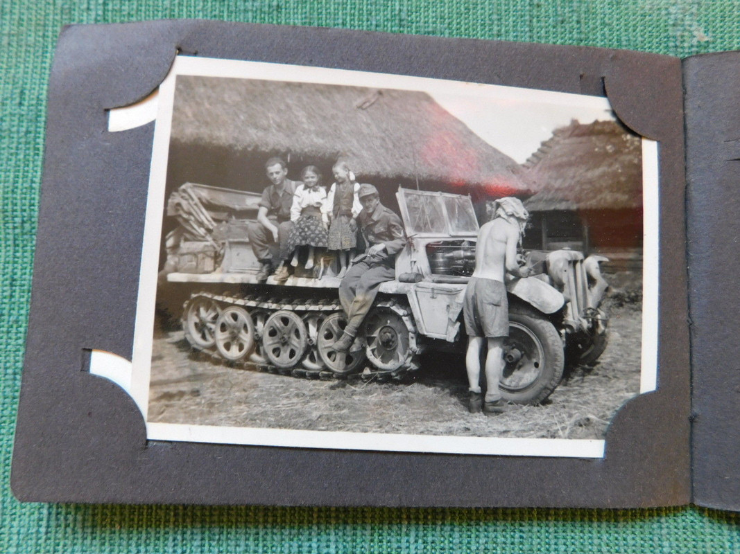 Halbkettenfahrzeug Sturmgeschütz - od. Panzersoldaten