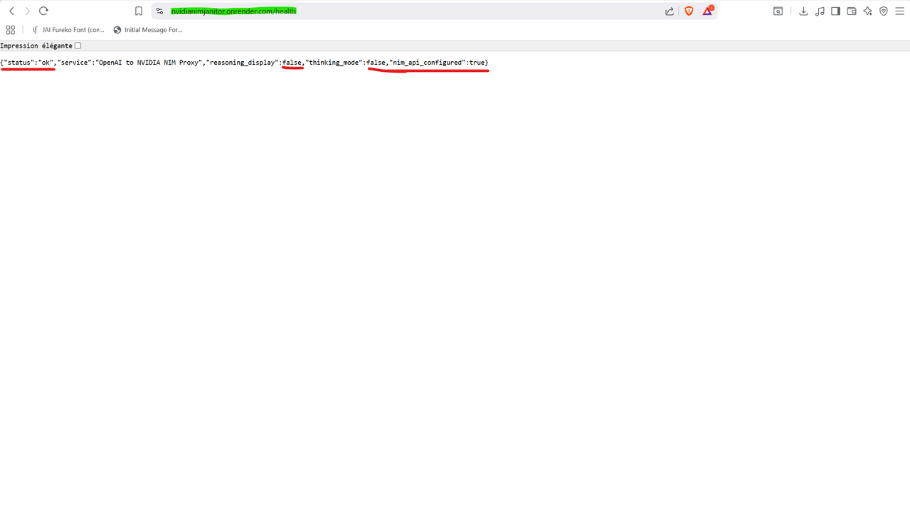 Status OK Page