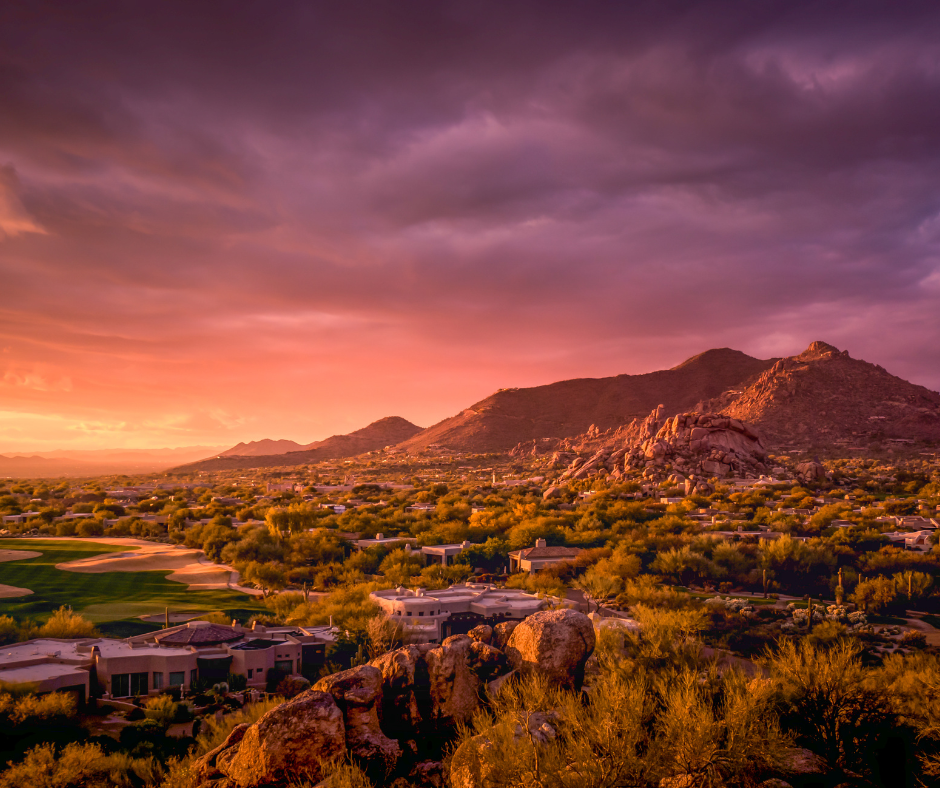 Map of Tucson and surrounding service areas in Southern Arizona