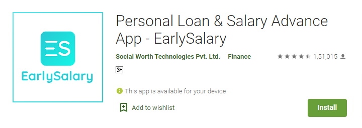 Personal Loan & Salary Advance App - EarlySalary