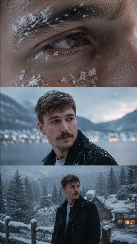 Example result for: Winter Snow Cinematic Composite