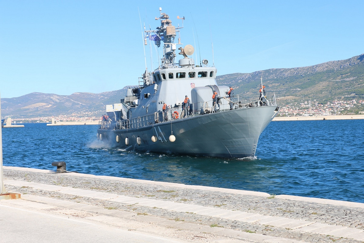 rtop 41 VU 23 9 21 vratila se nakon tri tjedna iz op Sea Guardian ...