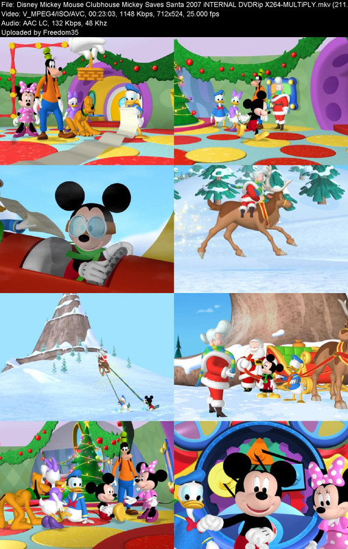 Disney Mickey Mouse Clubhouse Mickey Saves Santa 2007 Dvdrip. 