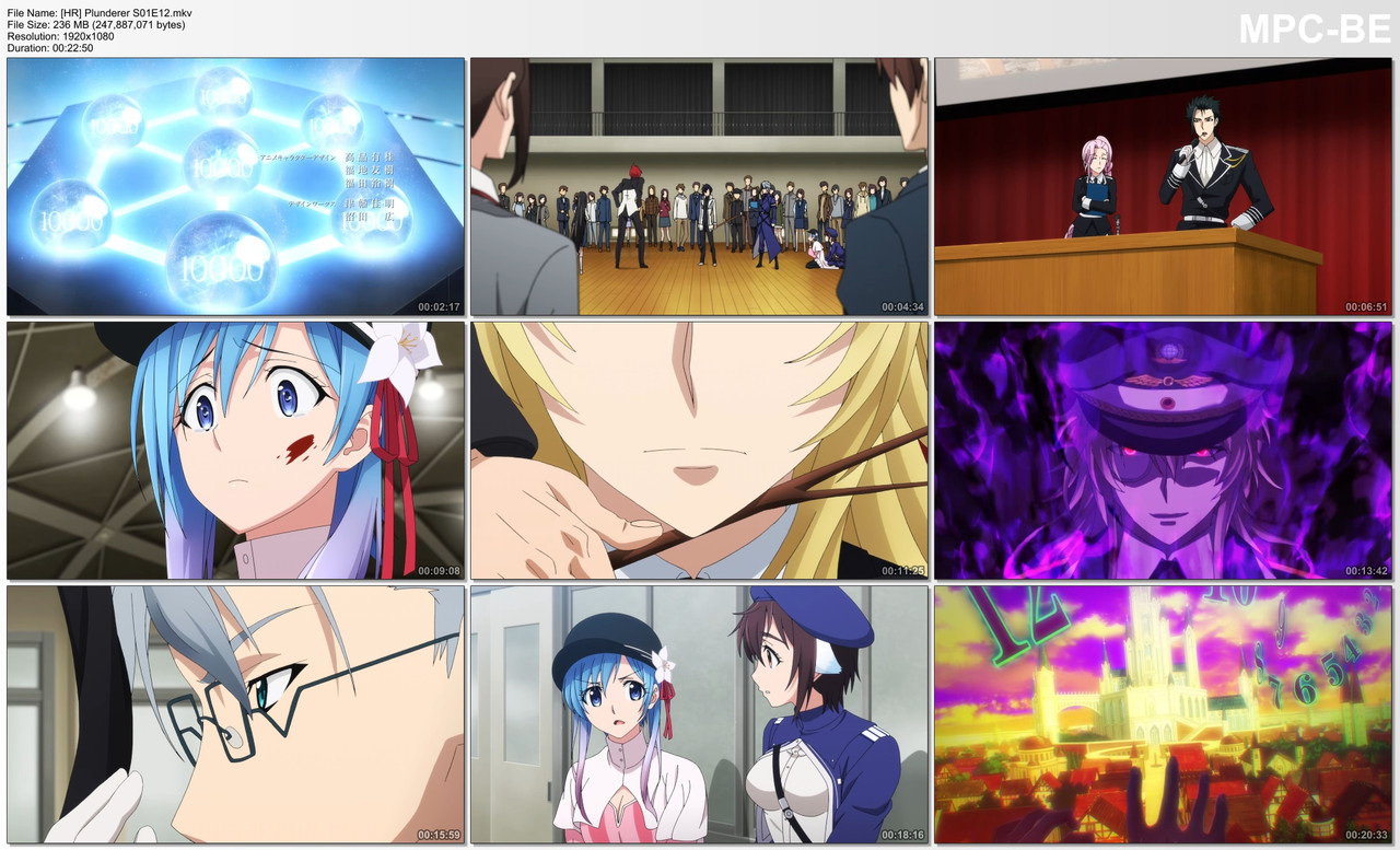 HR Plunderer 12 1080p HEVC HR GZ