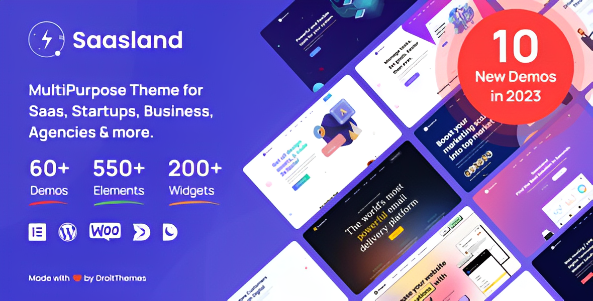 SaasLand – MultiPurpose Theme for Saas & Startup WordPress