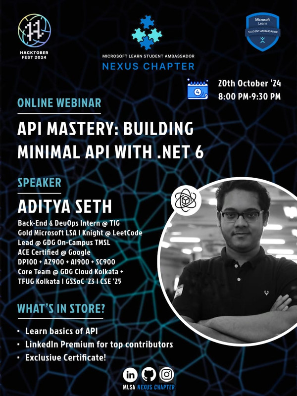 Building Minimal API with .NET poster