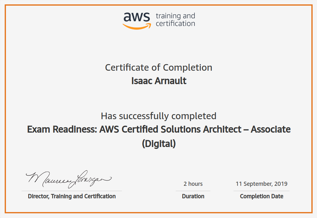 AWS certified solution architect - associate