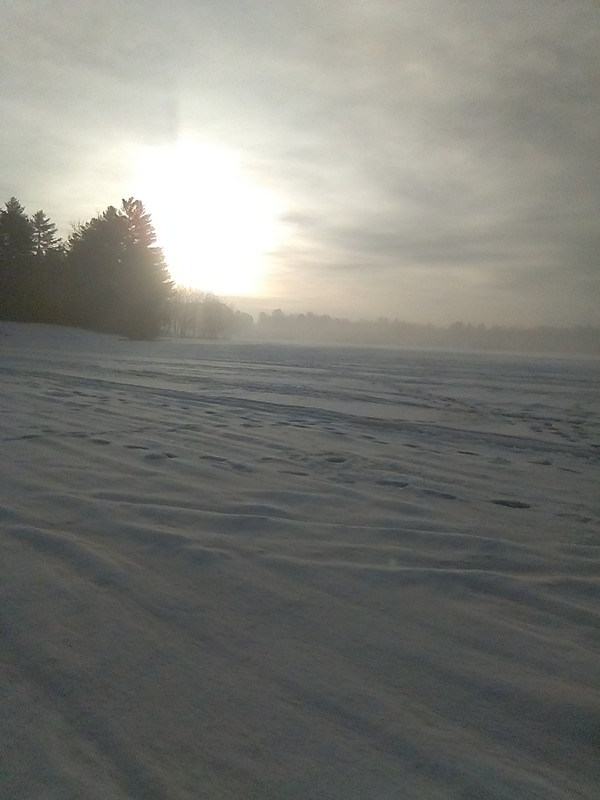 sunrise on my little lake