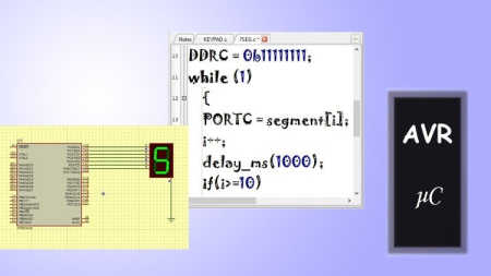 Embedded system with AVR and electronical design