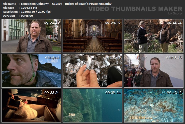 Expedition Unknown - S12E04 - Riches of Spain's Pirate King.mkv