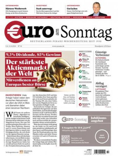 Cover: Euro am Sonntag Finanzmagazin No 14 vom 05  April 2024