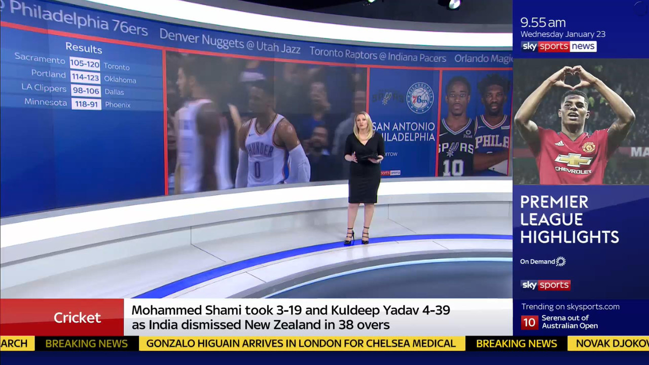 23 January - 09.00.00 - Good Morning Sports Fans. Round-up of th