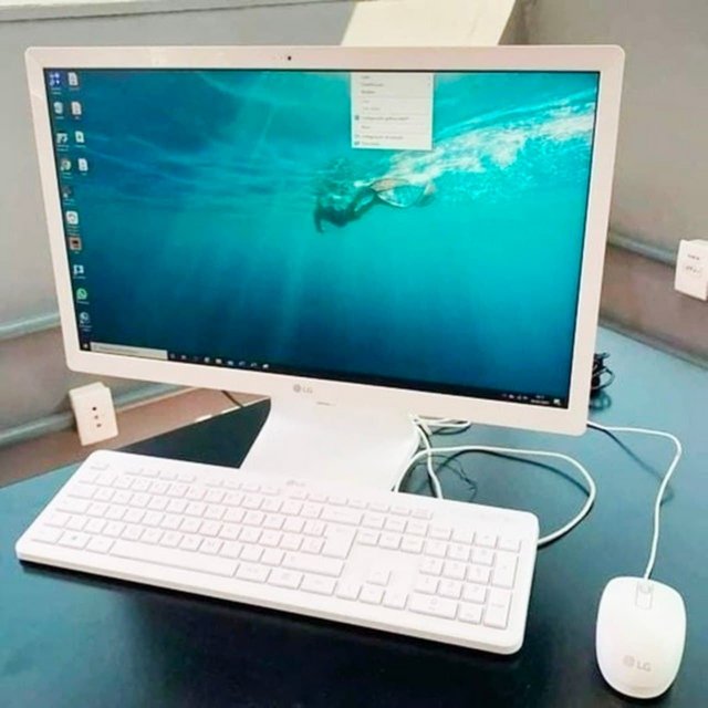 Computador All In One LG 22V280 Celeron, 4GB DDR4, 500GB, Windows 11 Home, Branco – L.BY42P2