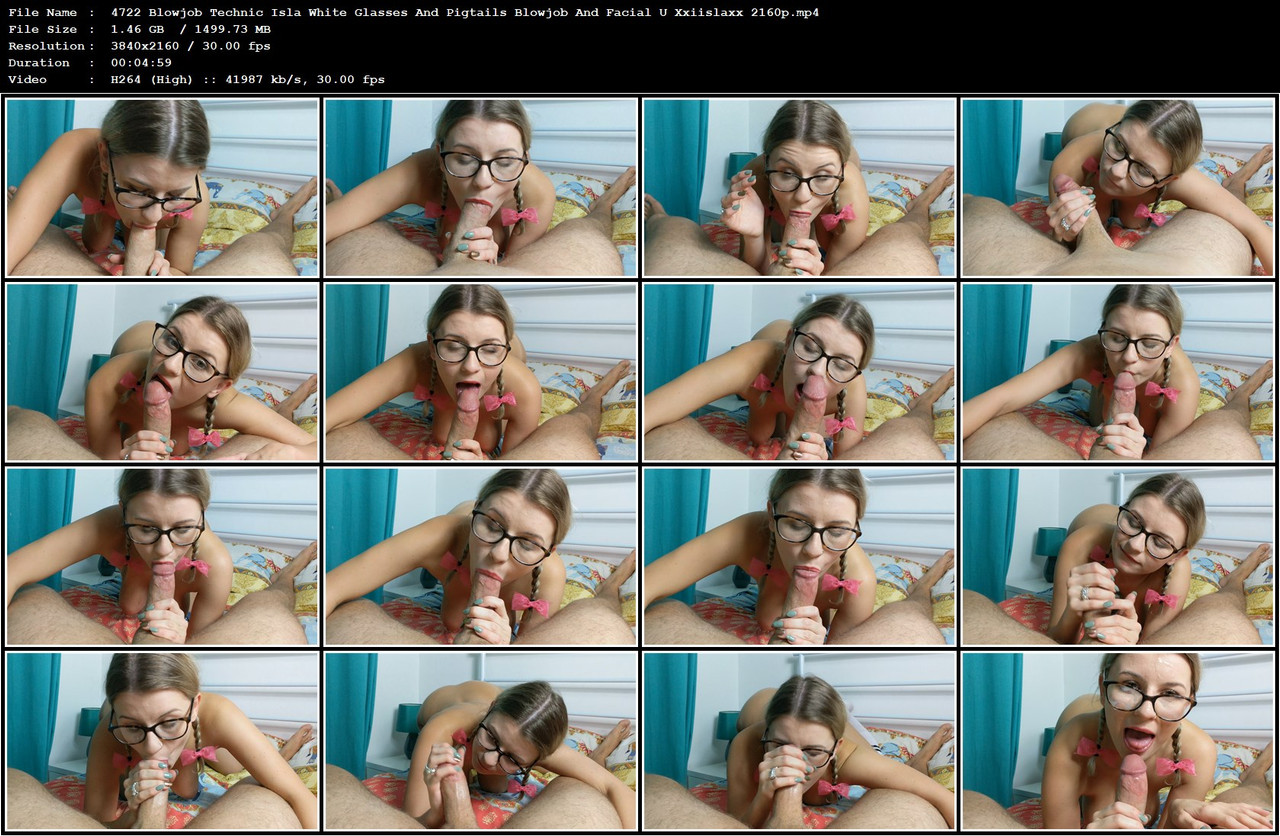 4722 Blowjob Technic Isla White Glasses And Pigtails Blowjob And Facial U Xxiislaxx 2160p mp4