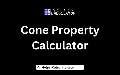 Cone Property Calculator
