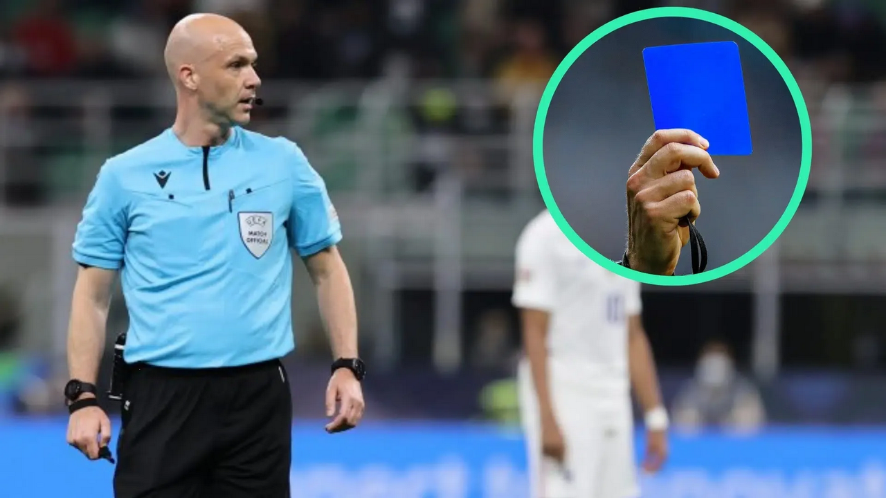 ¡Novedad! La tarjeta azul llega al fútbol: ¿qué significa y para qué se usará?