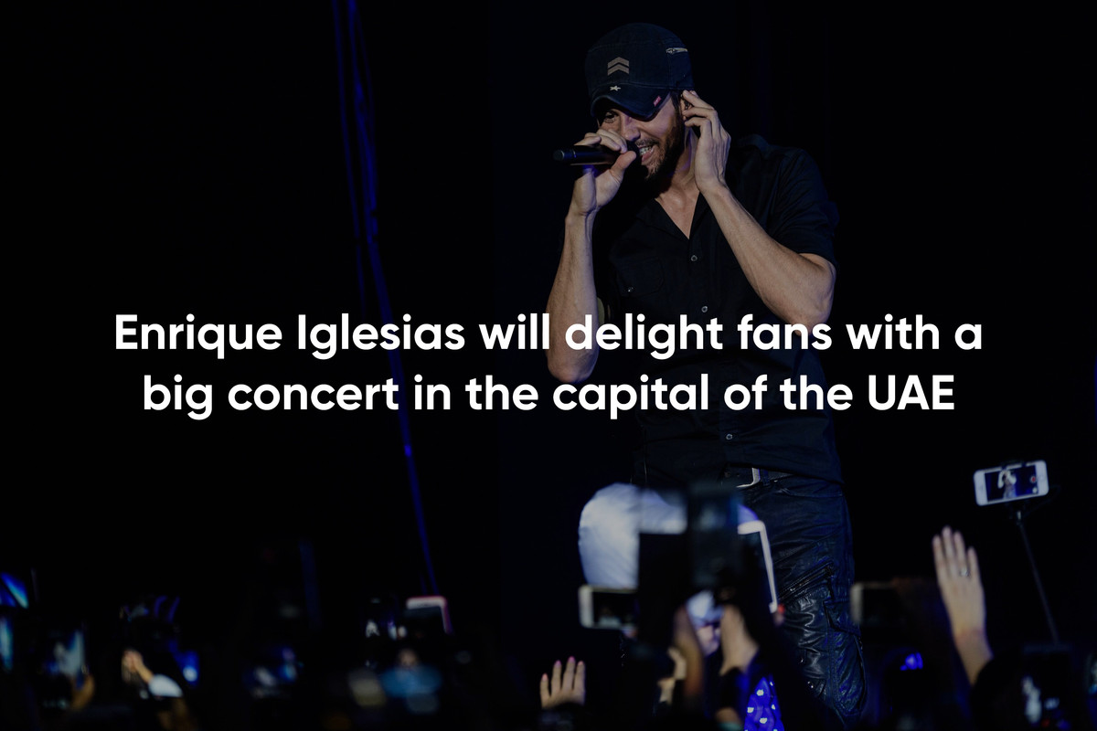 Tickets for Enrique Iglesias concert in Abu Dhabi 2025: buy online