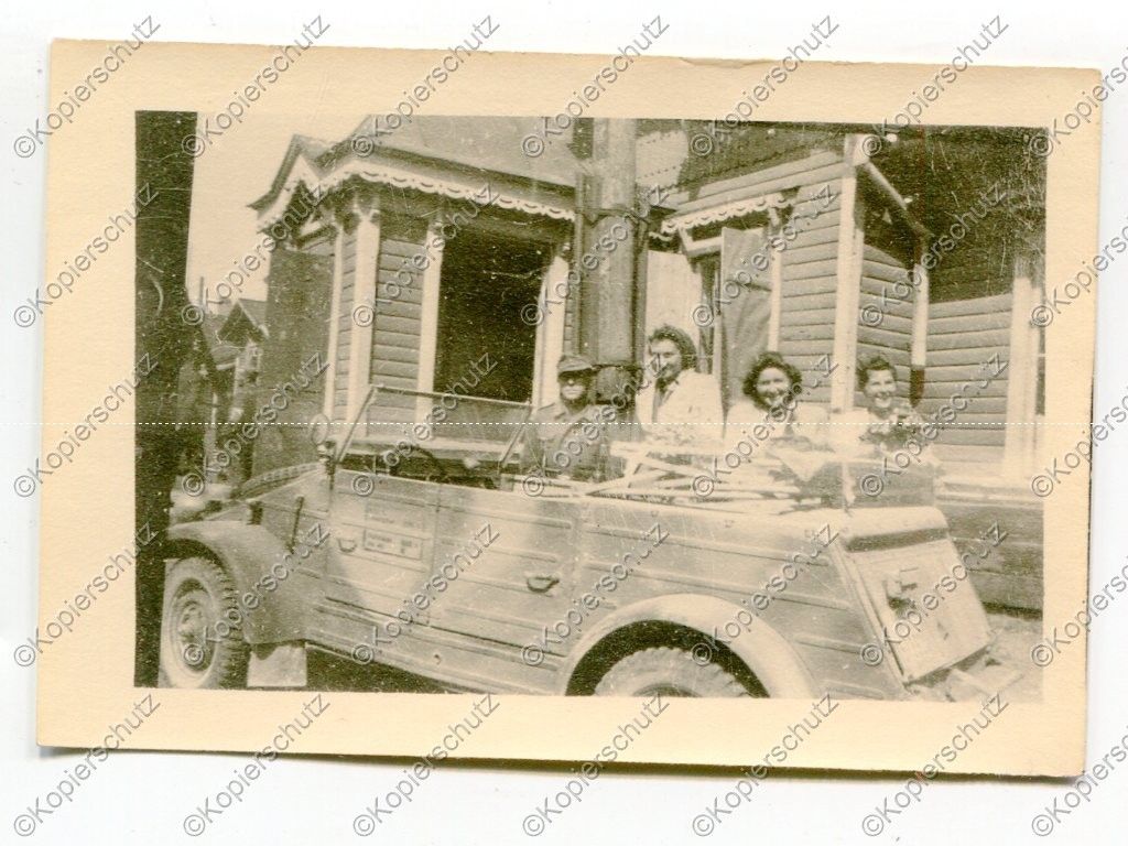 Foto, Wehrmacht, VW Typ 82 Kübelwagen, Nahaufnah