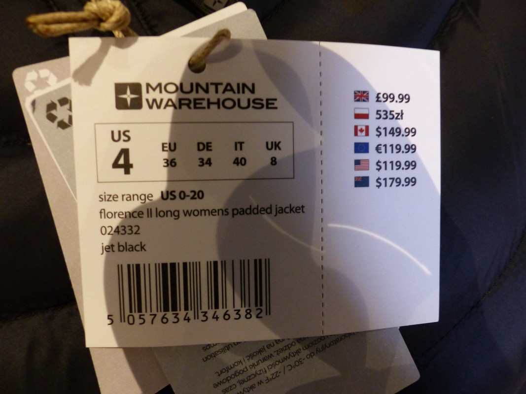 MOUNTAIN WAREHOUSE FLORENCE II LONG PADDED JACKET WMNS US 4 24332 MDG Sales LLC