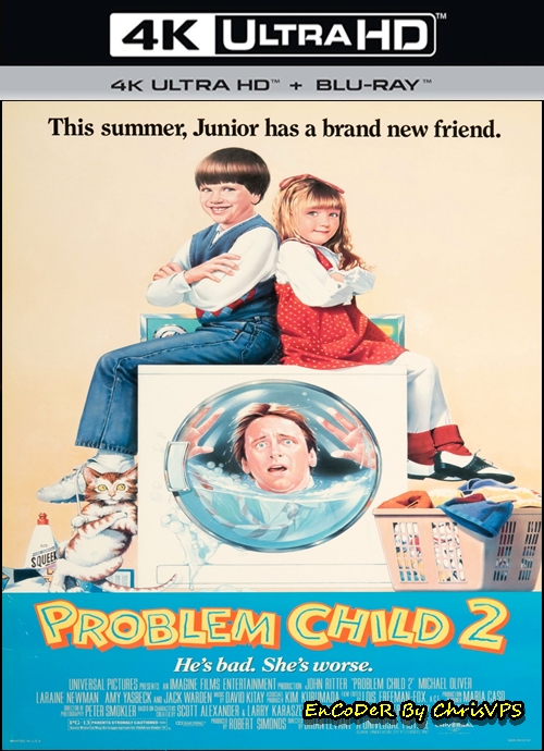 Kochany urwis 2 / Problem Child 2 (1991) MULTI.HDR.2160p.Custom.BluRay.DTS.HD.MA.AC3-ChrisVPS / LEKTOR i NAPISY