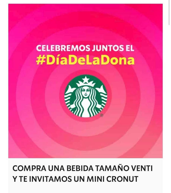 Starbucks: Mini donut GRATIS comprando una bebida tamaño Venti 