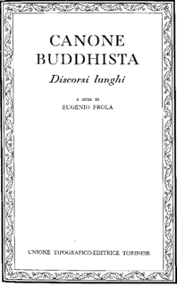 AA.VV. (a cura di Eugenio Frola) - Canone Buddhista. Discorsi lunghi (1976)