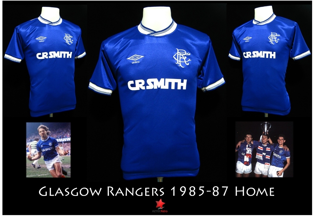 rangers 1985 shirt