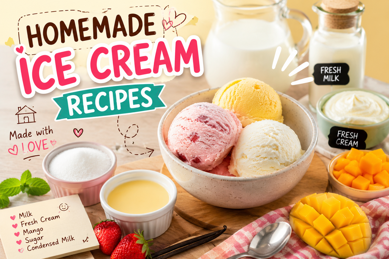 How to make delicious icecream at home