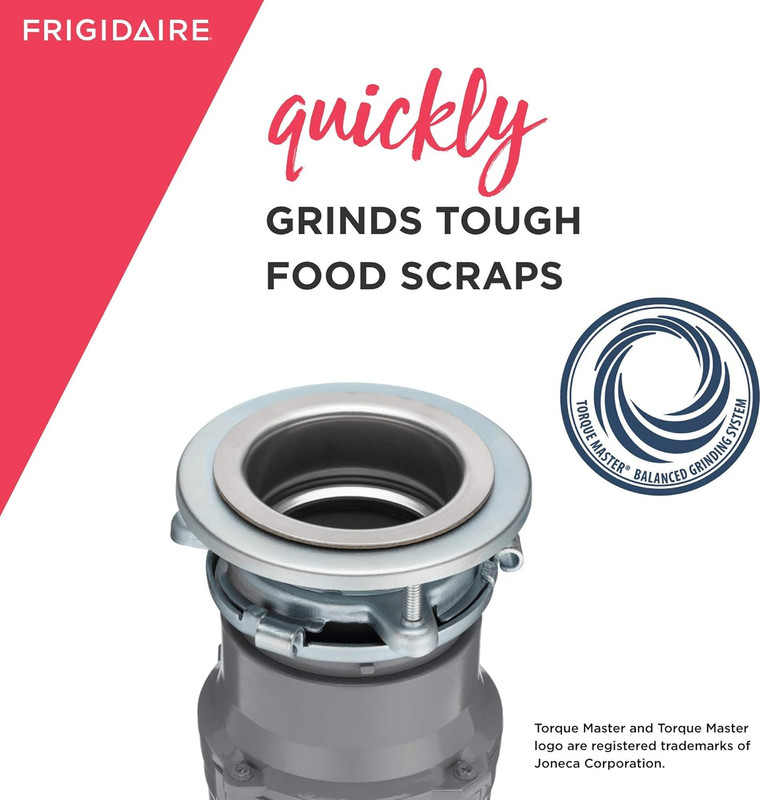 Triturador de desperdicios Frigidaire 1/2 HP